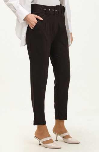Pantalon à Ceinture 2001-10 Brun Foncé 2001-10