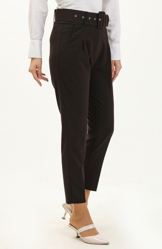 Pantalon à Ceinture 2001-10 Brun Foncé 2001-10