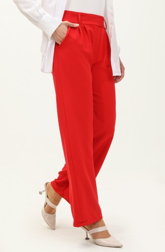 Pocket Straight Leg Trousers 2002-05 Red 2002-05