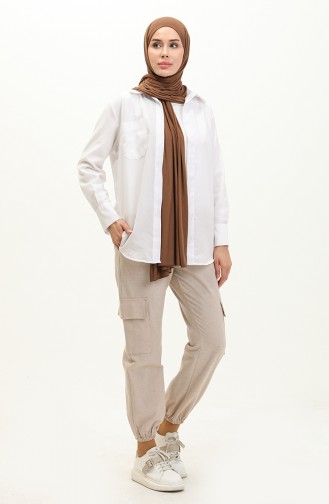 Beige Broek 6102-01