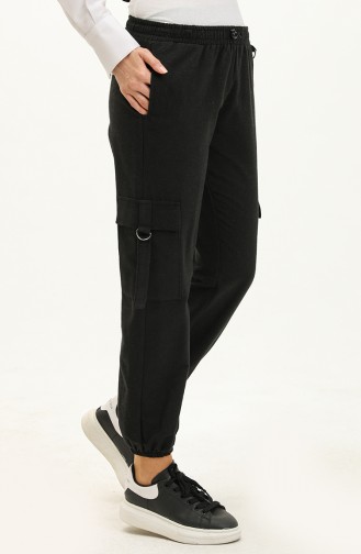Saisonale Cargohose 6104-02 Schwarz 6104-02