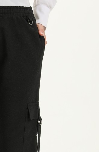 Saisonale Cargohose 6104-02 Schwarz 6104-02