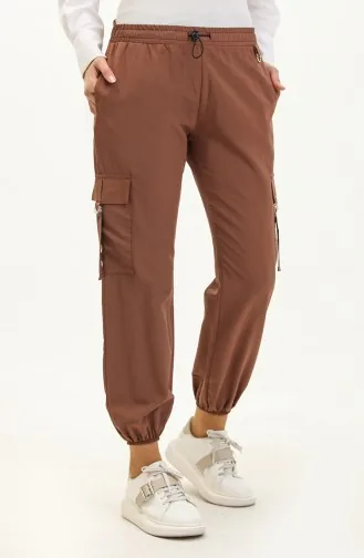 Cargohose mit Taschen 6105-04 Braun 6105-04