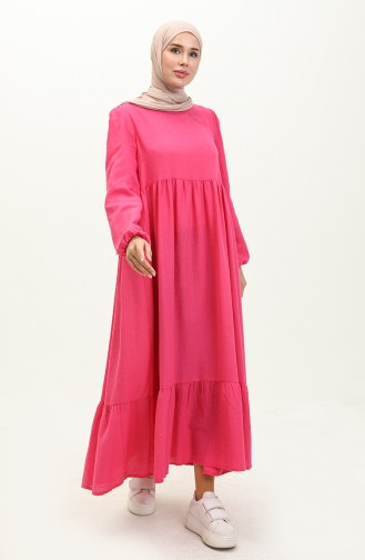 Gerafftes Kleid 1881-01 Rosa 1881-01
