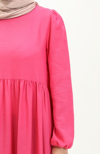 Gerafftes Kleid 1881-01 Rosa 1881-01