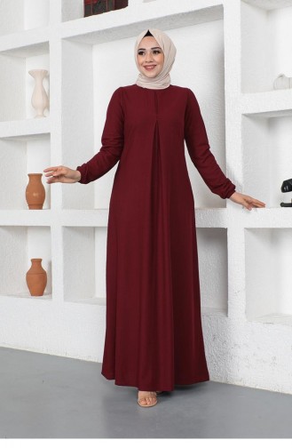 Robe Hijab Bordeaux 1827CVN.BRD