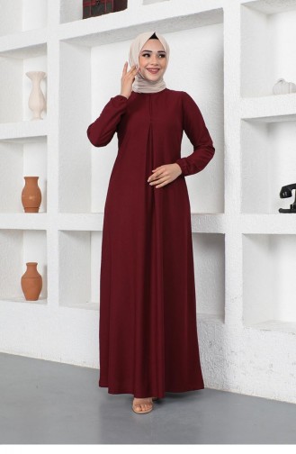 Robe Hijab Bordeaux 1827CVN.BRD