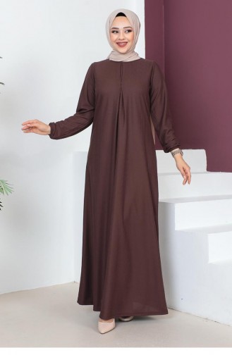 فستان عسلي داكن 1827CVN.KTB