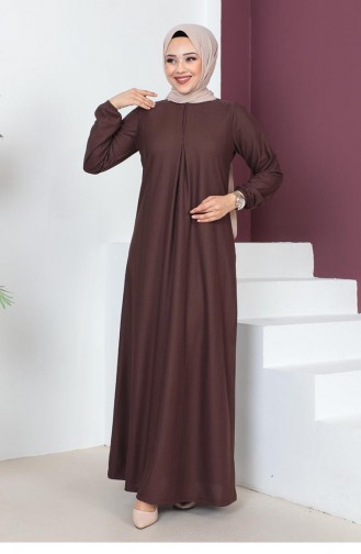 فستان عسلي داكن 1827CVN.KTB