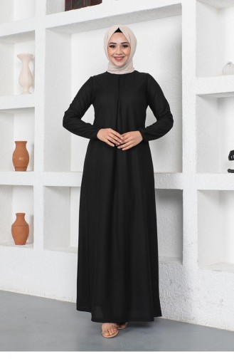 Black Hijab Dress 1827CVN.SYH