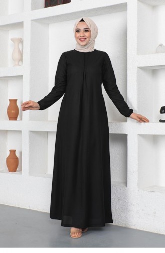Black Hijab Dress 1827CVN.SYH