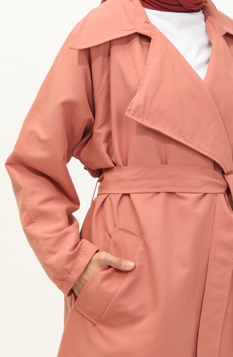 Belted Trench Coat 24y9030-01 Pink 24Y9030-01