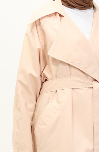 Belted Trench Coat 24y9030-02 Beige 24Y9030-02