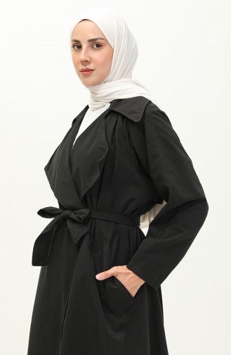 Belted Trench Coat 24y9030-04 Black 24Y9030-04