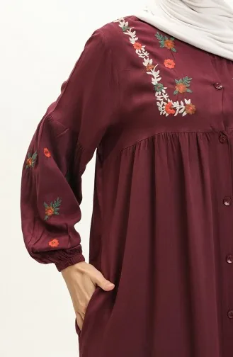 Abaya Brodée Bermando 24Y8925-01 Plum 24Y8925-01