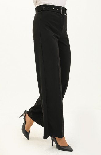 Pantalon Classique à Ceinture 2004-01 Noir 2004-01