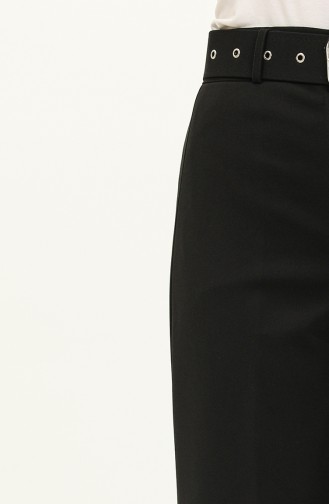 Pantalon Classique à Ceinture 2004-01 Noir 2004-01