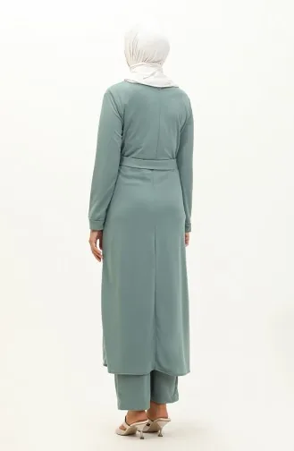 Ensemble Tunique Pantalon 0664-06 Vert menthe 0664-06