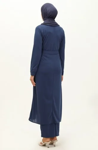 Ensemble Tunique Pantalon 0664-08 İndigo 0664-08