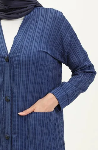 Buttoned Cardigan Pants Double Set 3506-03 Saks 3506-03