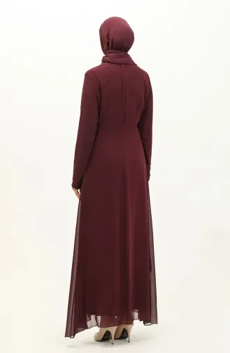Chiffon Abendkleid 52871-05 Lila 52871-05