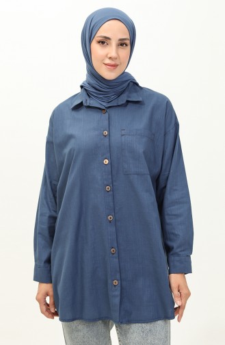 Salaş Tunik 4403-03 İndigo 4403-03