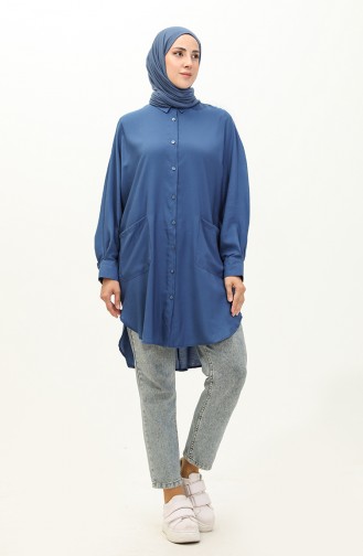 Light Navy Blue Tuniek 6480-16