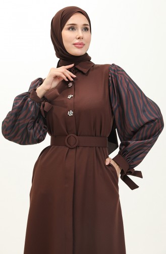 Brown Abaya 14576