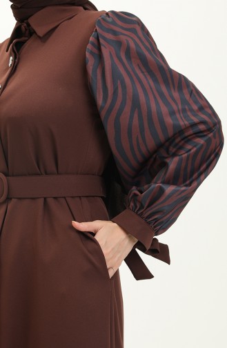 Brown Abaya 14576