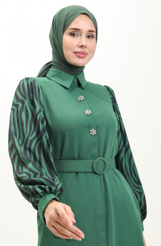 Abayas Vert emeraude 14577