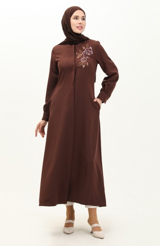 Brown Abaya 14624