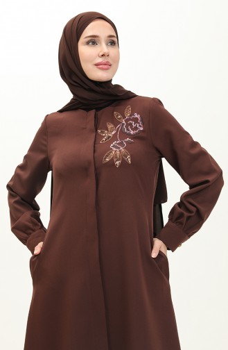 Brown Abaya 14624