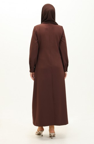 Brown Abaya 14624