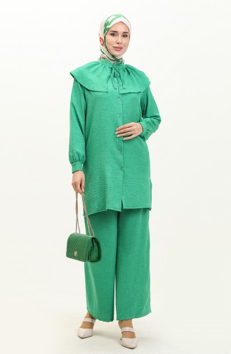 Ensemble Tunique Pantalon 0206-01 Vert 0206-01