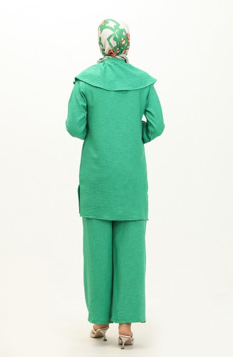 Allerli Tunik Pantolon İkili Takım 0206-01 Yeşil