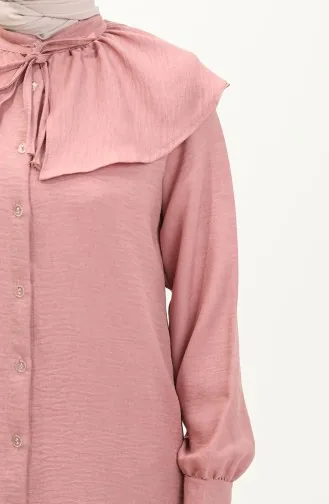 Ensemble Tunique Pantalon 0206-02 Rose Pâle 0206-02