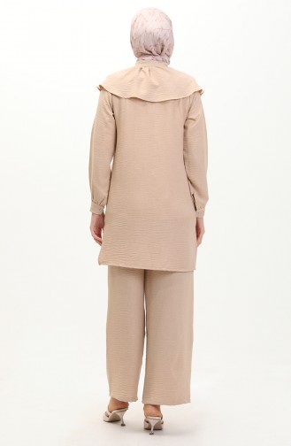 Two Piece Suit 0206-04 Beige 0206-04