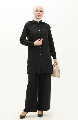 Ensemble Tunique Pantalon 0206-05 Noir 0206-05