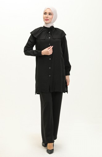 Ensemble Tunique Pantalon 0206-05 Noir 0206-05