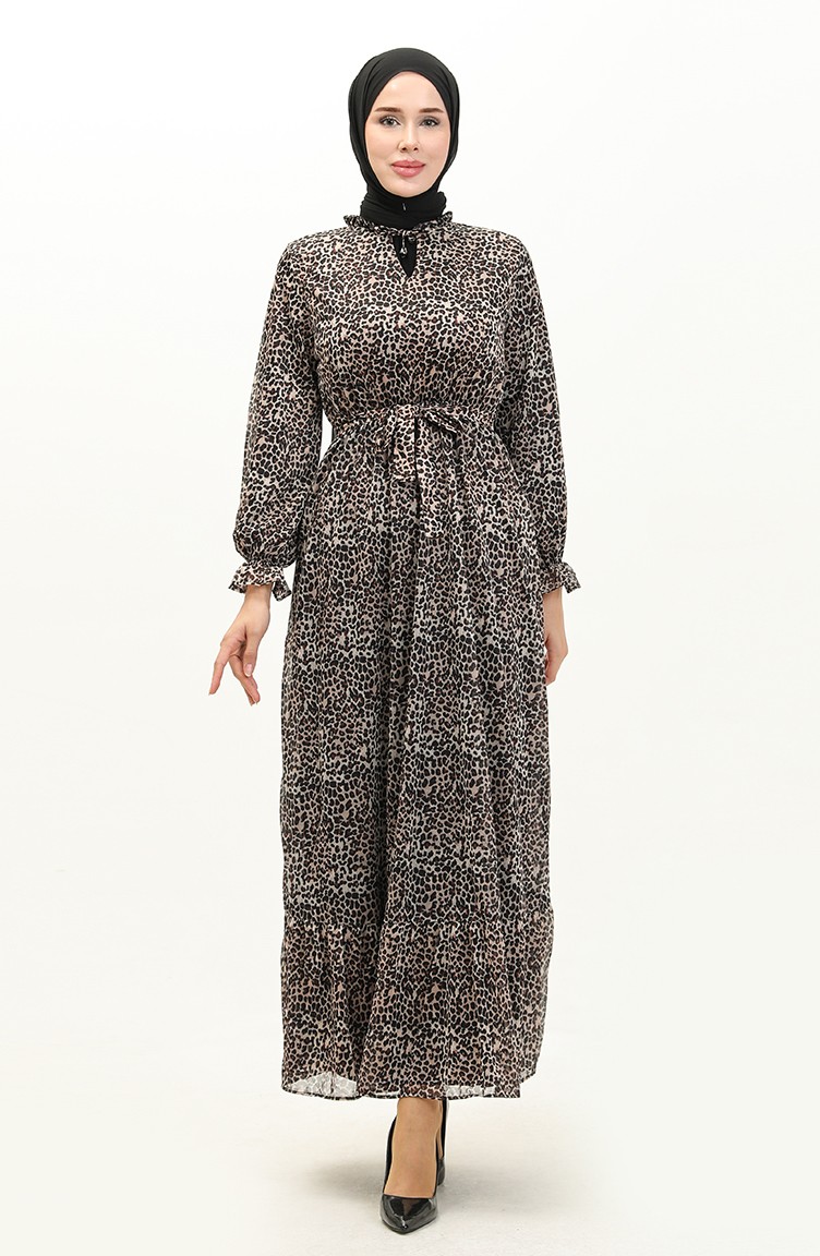 Robe Hijab Tabac 14287 Sefamerve