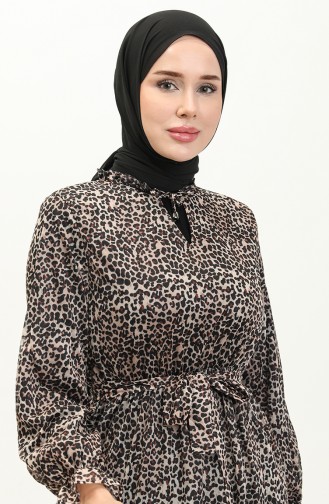 Robe Hijab Tabac 14287