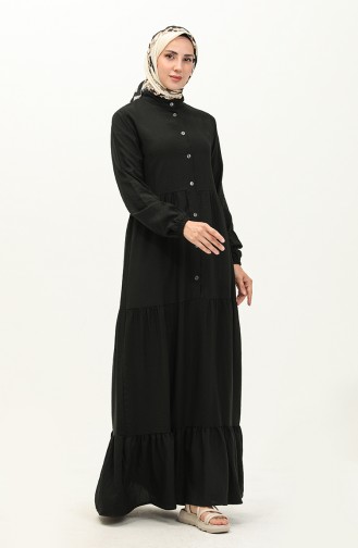 Black İslamitische Jurk 0205-03