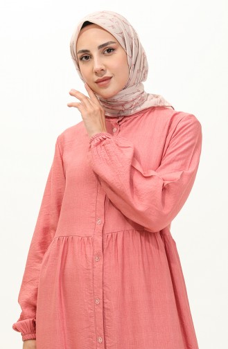 Dusty Rose İslamitische Jurk 0205-04