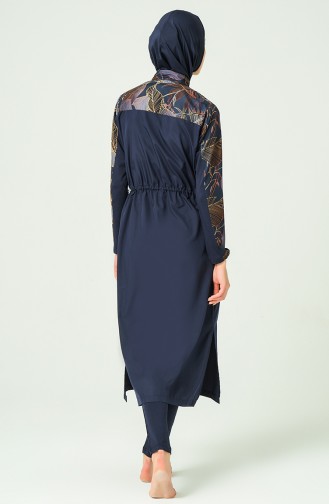 Navy Blue Swimsuit Hijab 23512-01