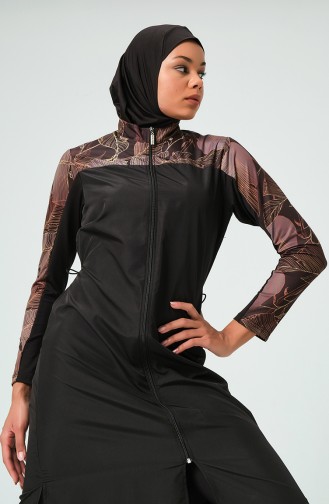 Hijab-Badeanzug 23512-02 Schwarz 23512-02