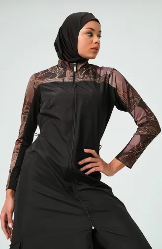 Hijab-Badeanzug 23512-02 Schwarz 23512-02