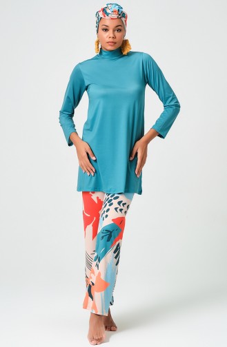 Mint green Swimsuit Hijab 23667-01