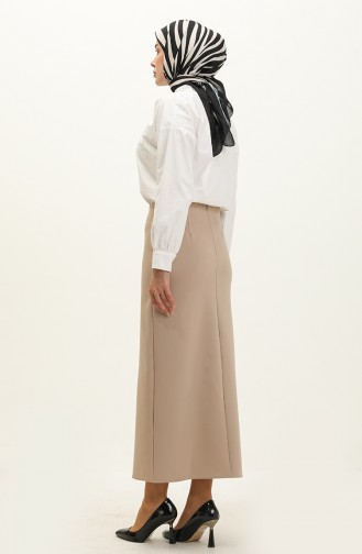 Pencil Skirt 2022190etk-01 Beige 102022190ETK-01