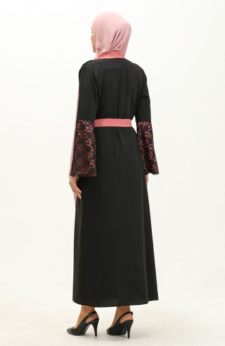 Dusty Rose Abaya 14178