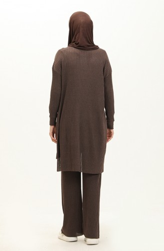 Tunika-Hose mit asymmetrischen Taschen Doppelset 7731-18 Dunkelmintgrün 7731-19